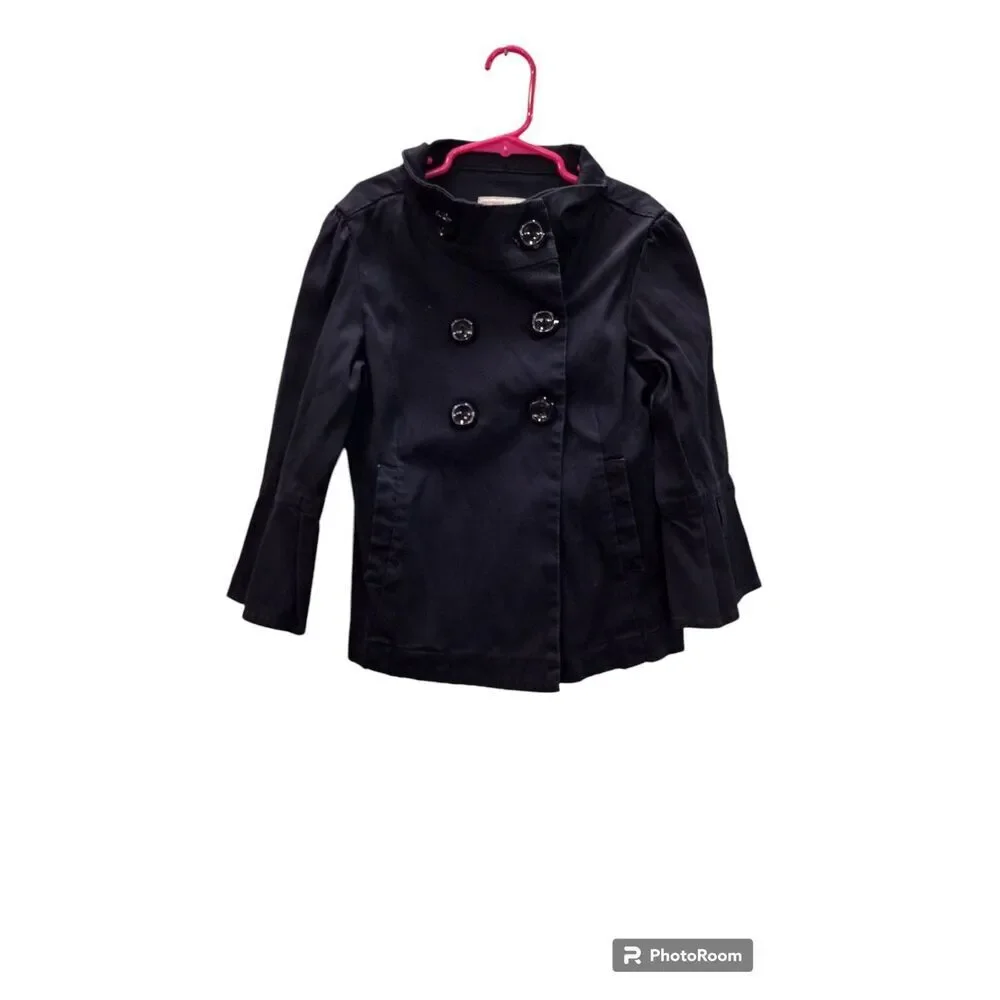 Old Navy Navy Blue double button textured‎ Pettie Coat